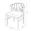 Ensemble de 2 chaises de salle à manger d'extérieur-191327018