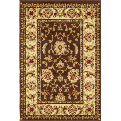 Tapis oriental brun Rosaria