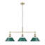 Luminaire suspendu linéaire 3 lumières Alezay-2065657124