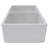Lester 32.75'' L Double Bowl Fireclay Kitchen Sink