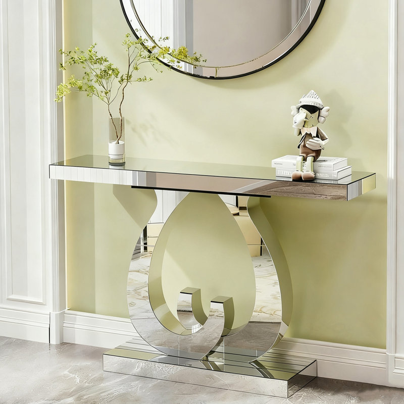 Miroir moderne Seibert avec base robuste