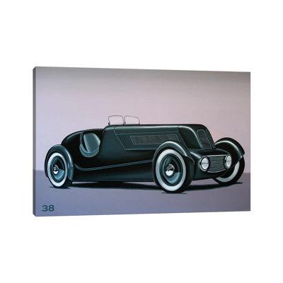 " Edsel Ford Model 40 Special Speedster 1934 " Oil Painting