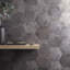 Carreau de porcelaine pour plancher et mur d'aspect béton de 9,13 po x 10,51 po Mandalay Hex (8,07 pieds carrés / caisse)-70773857