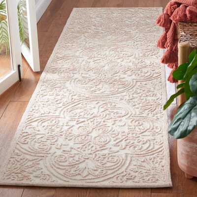 Tapis ivoire / rose Abdihafid Trace 101