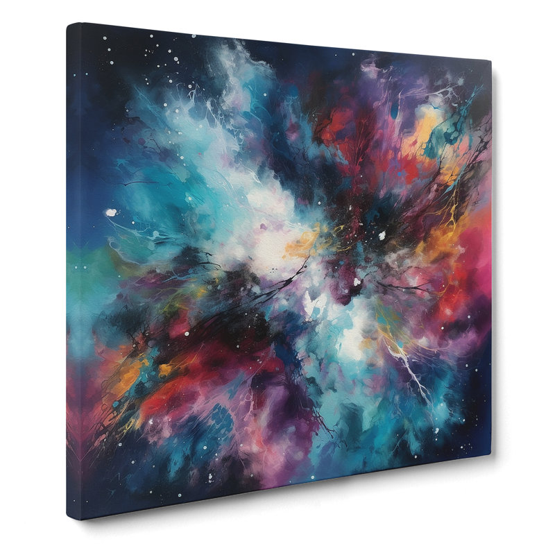 Galaxy Abstract No.3 - Wrapped Canvas, 50cm H x 50cm W x 3cm D