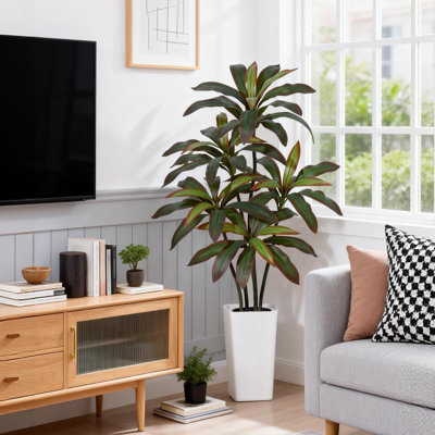 Faux arbre artificiel d'intérieur Dracaena