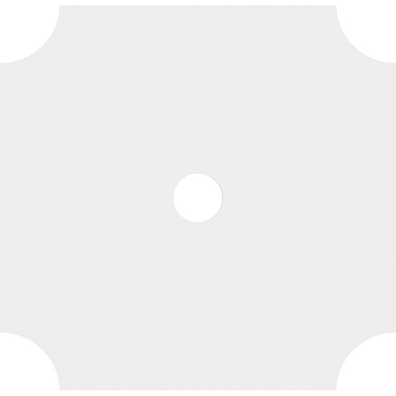 Médaillon de plafond contemporain en PVC de qualité architecturale 32 po x P 4 po x P 19 po x P 1 po