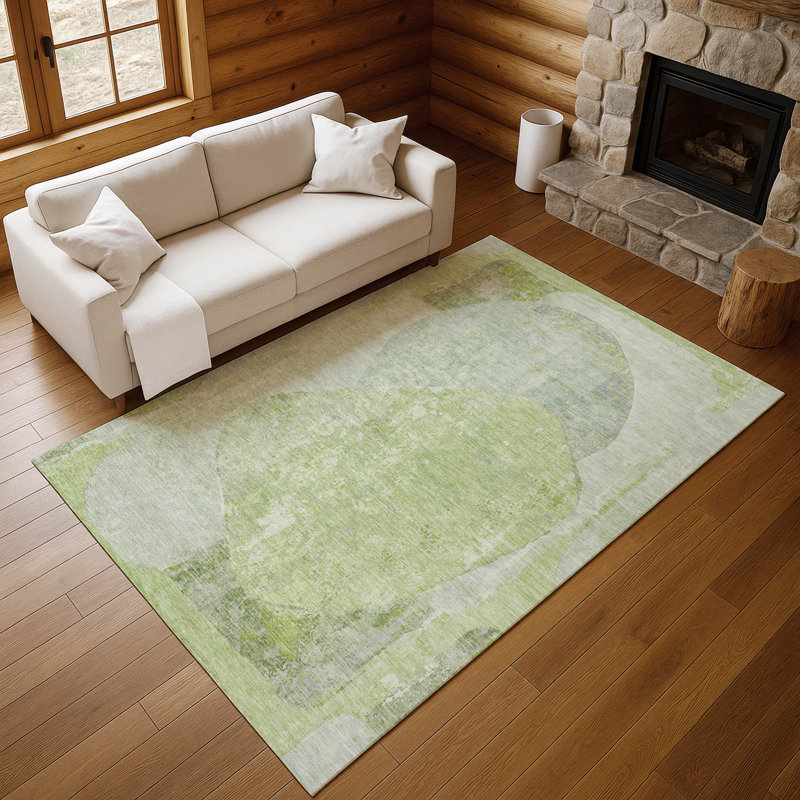 Premium Machine Washable Marasco AMF1635 Modern Rug, Rectangle 9' x 12'