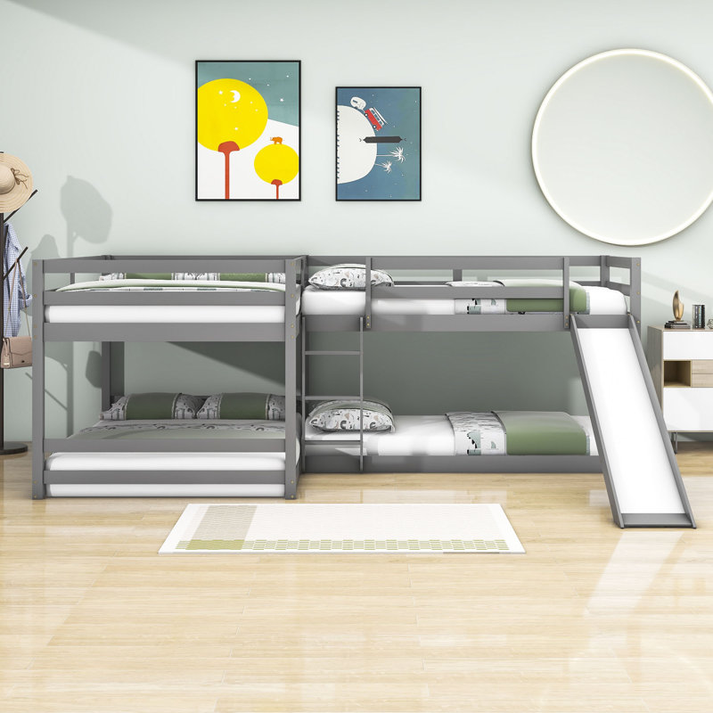 Guddibai Kids Bunk Bed, Gray