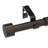 Lachina Arnel 1 Inch Window Curtain Rod with Aluminium Finials, Single Curtain Rods for Windows-1472476172-1412087186