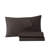 Lacoste Cotton Percale Sheet Set, Cooling & Breathable Bedding, Deep Pocket Fitted Sheet, Dark Grey, Cal King-35177730-35177723