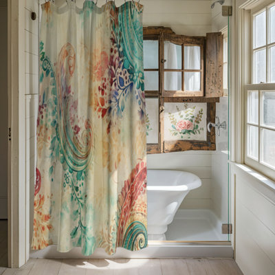 Heritage Swirls - Rideau de douche Premium