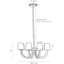 Gaetano 8 - Light Chandelier