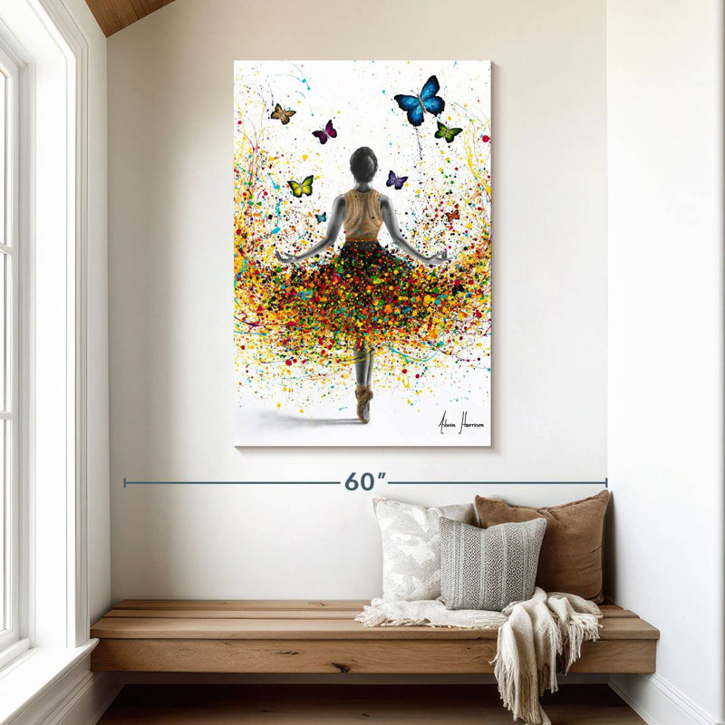 Ballerine Enn Rainbow Butterfly, H 48 po x l 32 po