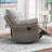Henriane 33.5'' Wide Modern and Upholstered Manual Swivel and Rocker Standard Recliner  (Set Of 2)-291188940