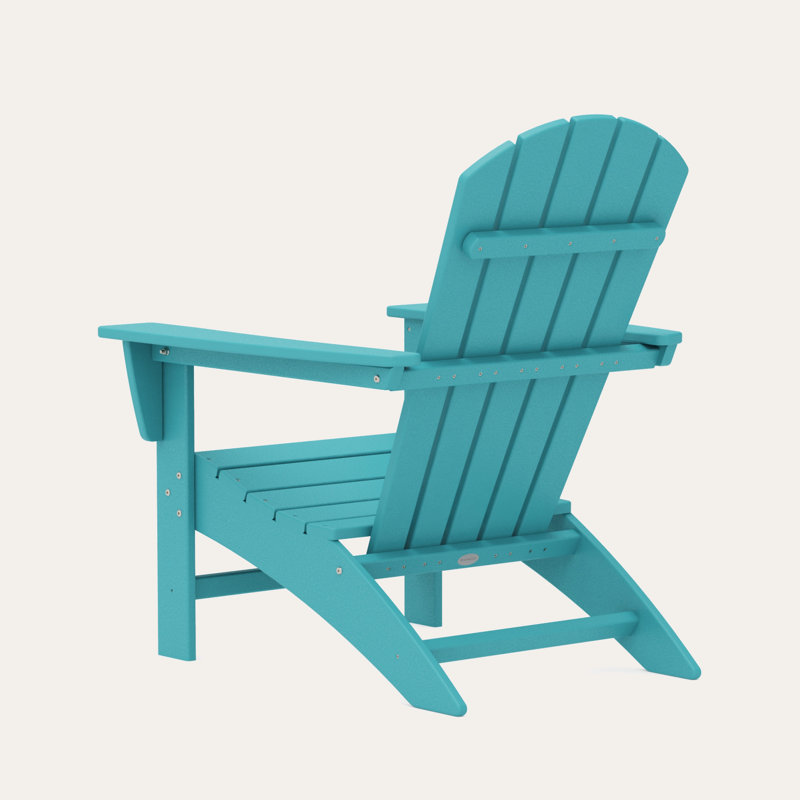 POLYWOOD Nautical Adirondack Chair, Aruba