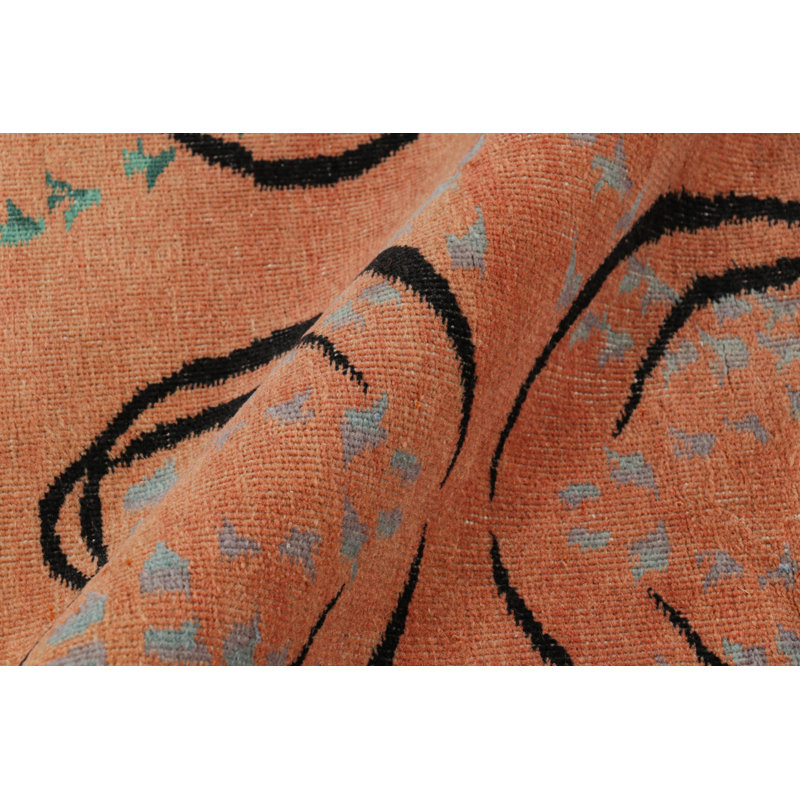One-of-a-Kind 3'8”x6'11” Hand Knotted Area Rug