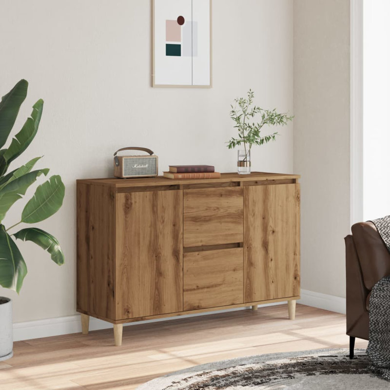 Sandrea 102cm Sideboard, Artisan Oak