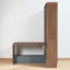 Lit escamotable double avec bureau pliable-940585415