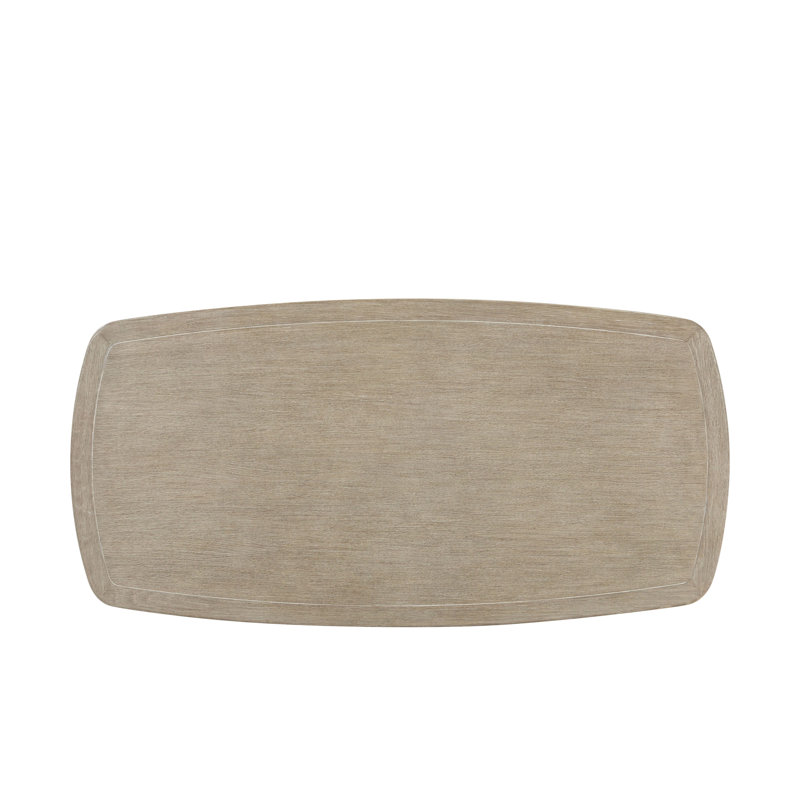 Repose Solid Wood Writing Desk, Gray Oak