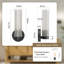 Wall Armed Sconce Bathroom Vanity Light-884434373