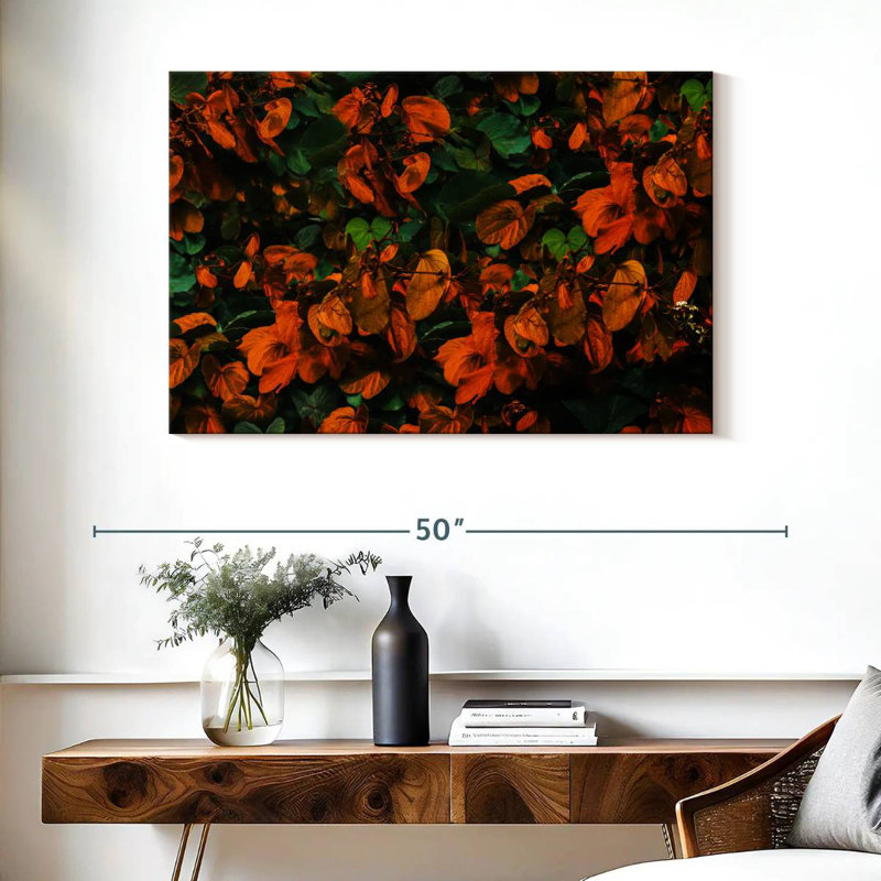 Harnek, feuilles d'automne vibrantes, H 26 po x l 39 po