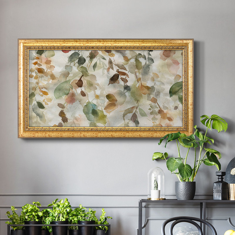 Cascade d'automne, reproduction de photo sur toile, H 29 po x l 53 po x P 2,5 po