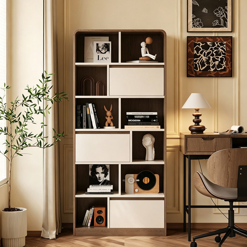 Bibliothèque simple sur pied