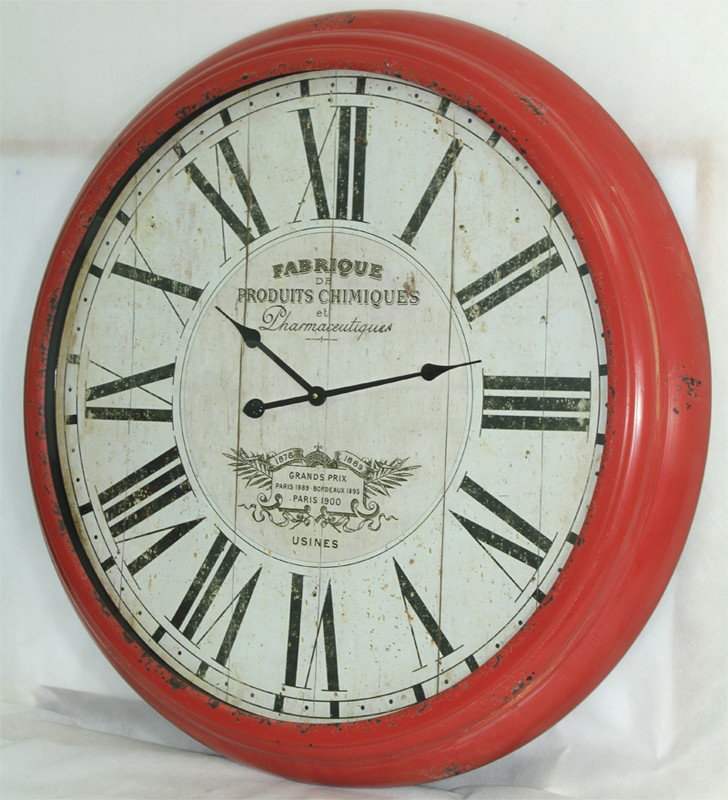 Abancourt Metal Wall Clock