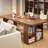 Brown Rectangular Solid Wood  desk-108066673