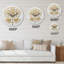 Shivendra - Horloge murale botanique abstraite-827550068