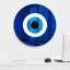 Décoration murale miroir bleu et blanc Evil Eye-1023256708