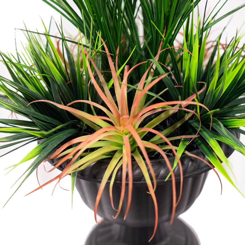 Herbe artificielle 36 "dans une urne