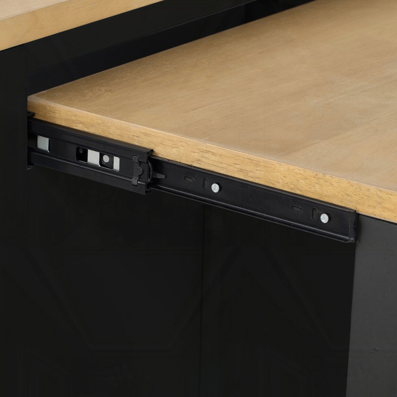 Vintage Two-Tone Kitchen Island with Embossed Texture, Extendable Dining Top & Built-in Power Outlet, Versatile Storage Cabinet