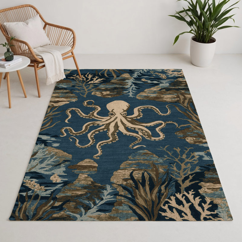 Tapis intérieur et extérieur gris Nature, Rectangulaire 3 pi x 5 pi