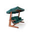 Daney Pine Porch Swing with Canopy-549385800-549385801