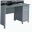 Bureau classique avec rangement, gris