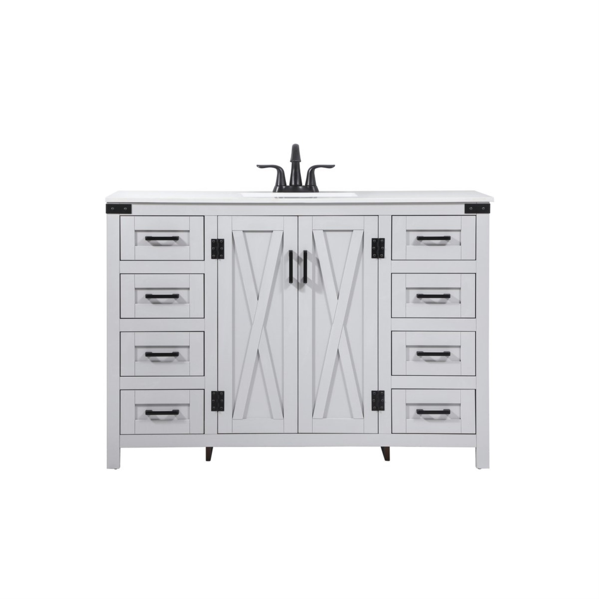 Slayton 48'' Single Bathroom Vanity, Gray