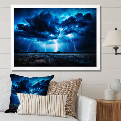 Ethereal Lightning III - Landscapes Wall Art Living Room