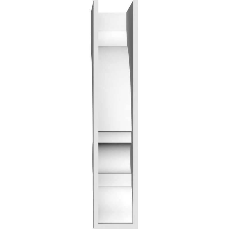 3"W x 9"D x 18"H Standard Diane Architectural Grade PVC Corbel, 18"H x 3"W x 9"D