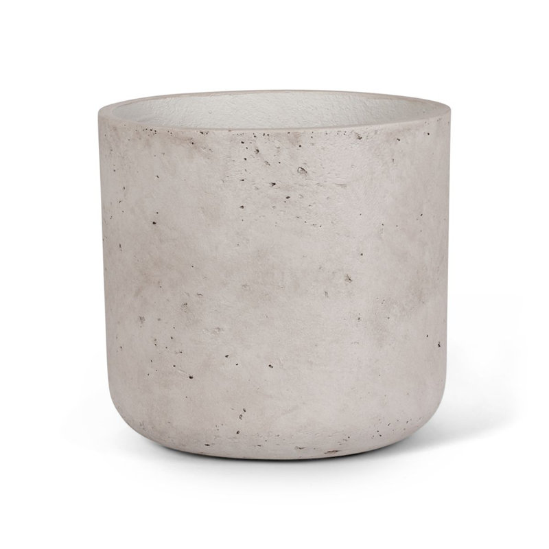 Corniche Pot Planter, 10" H x 10" W x 10" D, Gray