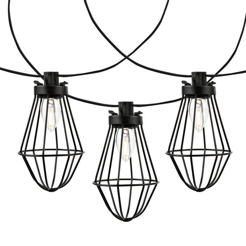 Baltimore 120'' Teardrop Caged String Lights