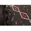 Tapis brun foncé en laine noué à la main de conception unique 8 pi 4 po x 11 pi 0 po