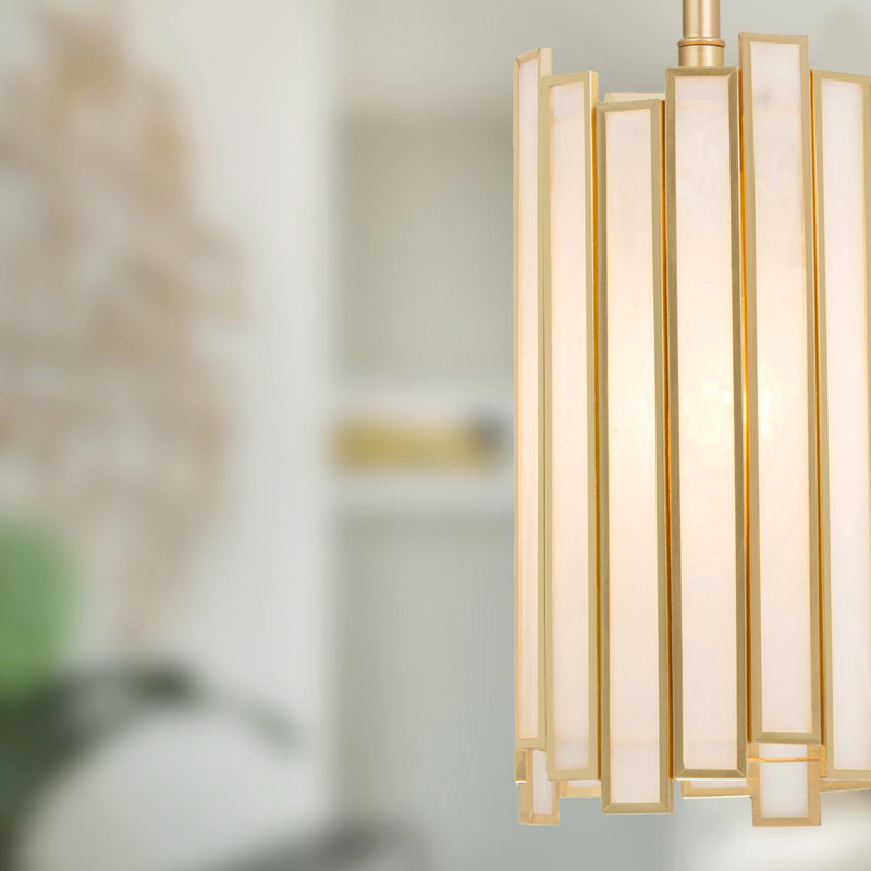 Mini-luminaire suspendu 1 lumière de 4,3 po de largeur 1 lumière