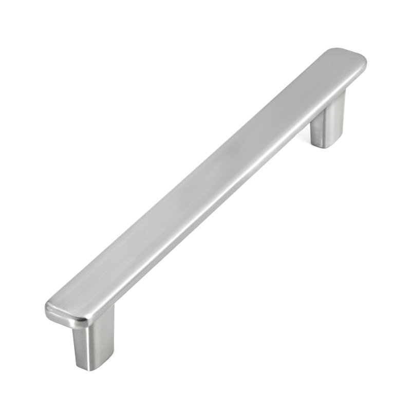 Nouvelle collection de poignées rétronimalistes centre à centre, Nickel satiné, 3 3/4"