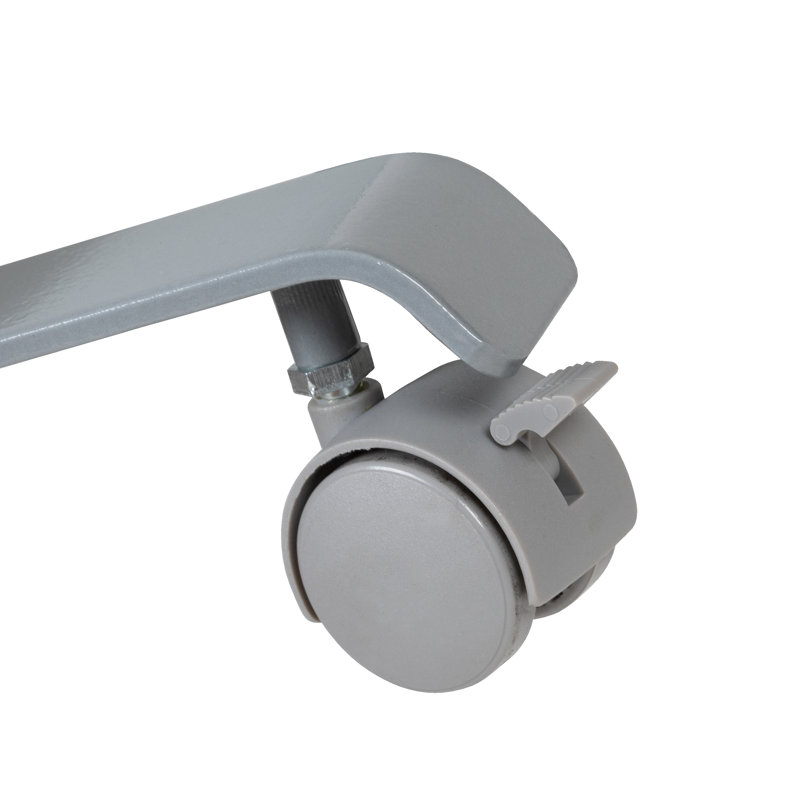 Cloison magnétique mobile à 3 sections Cadia, Blanc / Gris