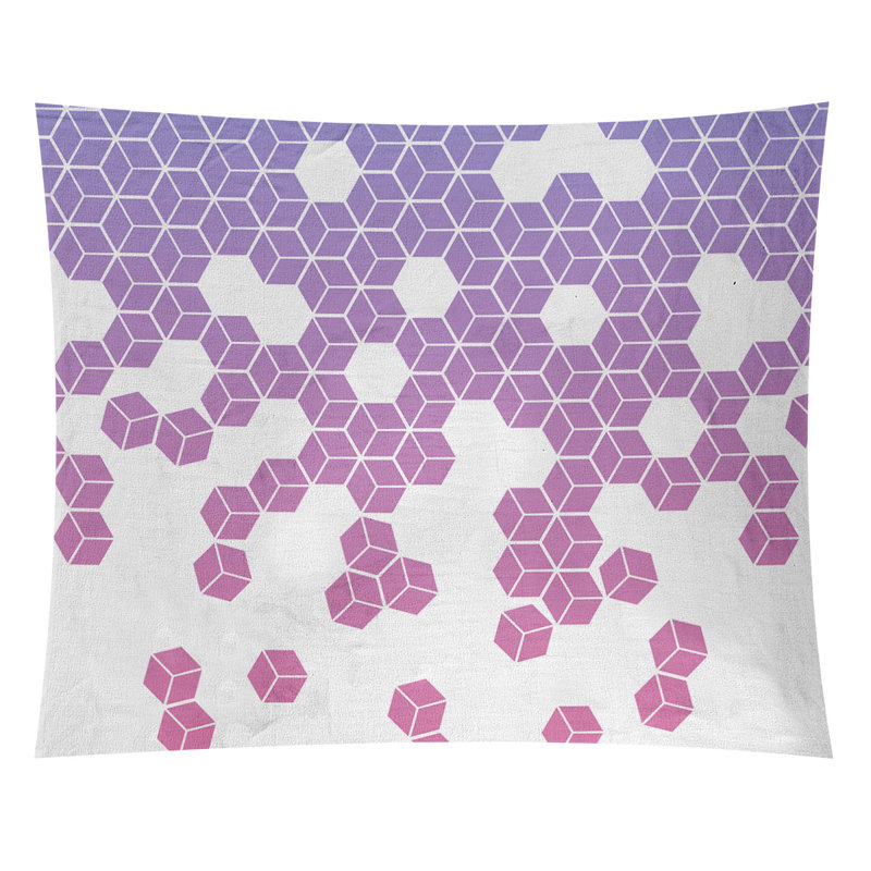 Tapisserie katelyn elizabeth par culbutage cube Avicia, Intérieur, H 71 po x l 83,5 po