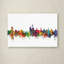 «Iowa City Iowa Skyline», reproduction d'impression sur toile-57213738-102058439
