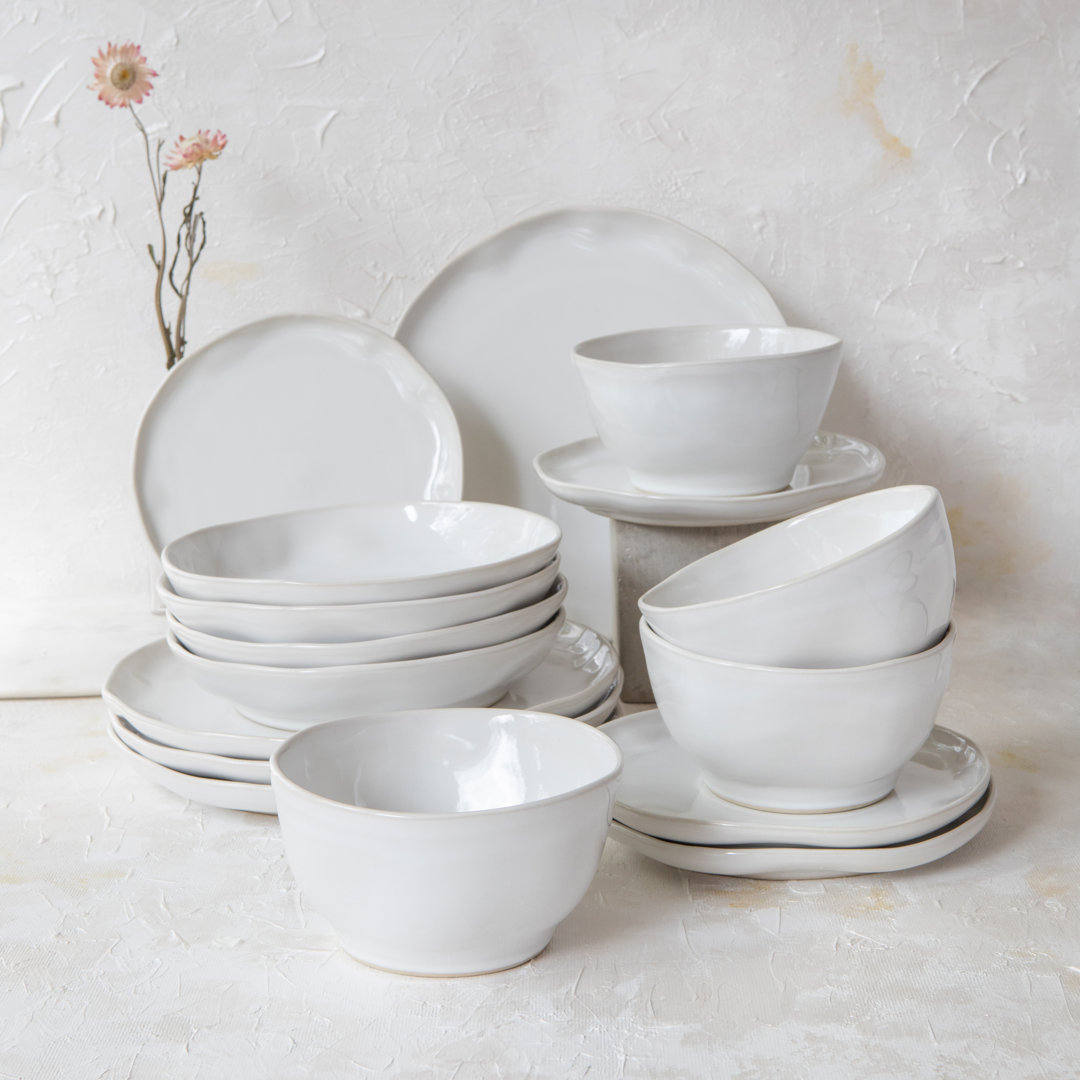 Forma Piece Handmade Stoneware Dinnerware Set - Service for 4 VIETRI