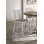 Counter Height Dining 5Pc Set Antique White Rustic Style Table Two-Tone Design 4X Chairs Dining Room Furniture